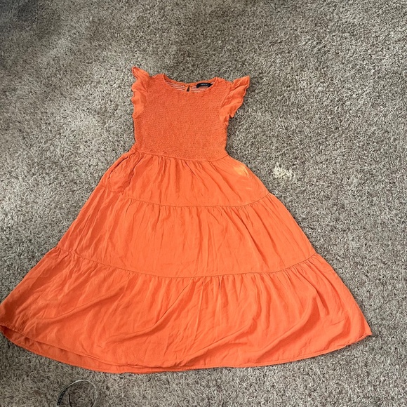 Casual Highwaist Flowy Tiered A line Midi - Picture 8 of 12